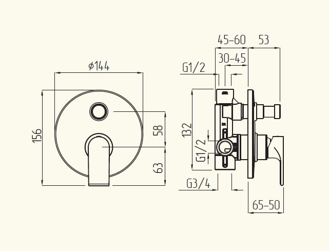 25424 Смеситель Migliore Tenesi  - Вид №1