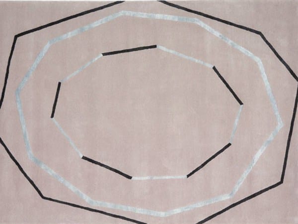 Прямоугольный ковер ручной работы Deirdre Dyson 2010 ARCH-00152900