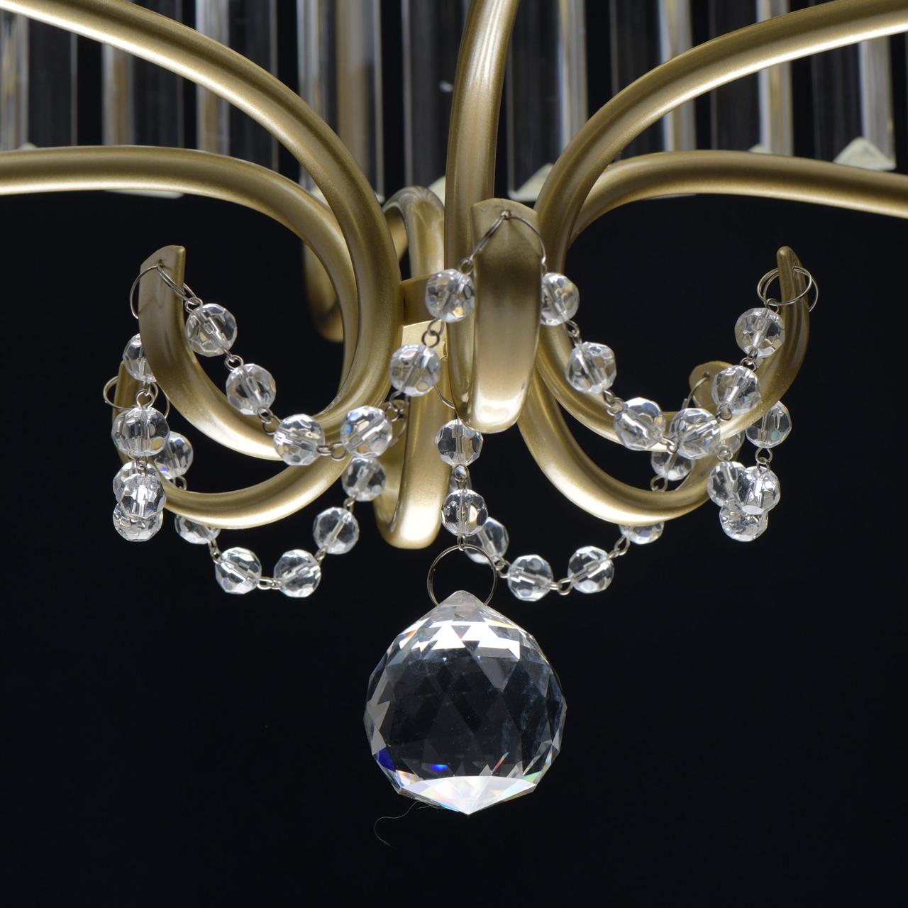 Подвесная люстра MW-Light Адель 373014806 MW-LIGHT ДИЗАЙНЕРСКИЕ, АДЕЛЬ 278896 Бронза  - Вид №2