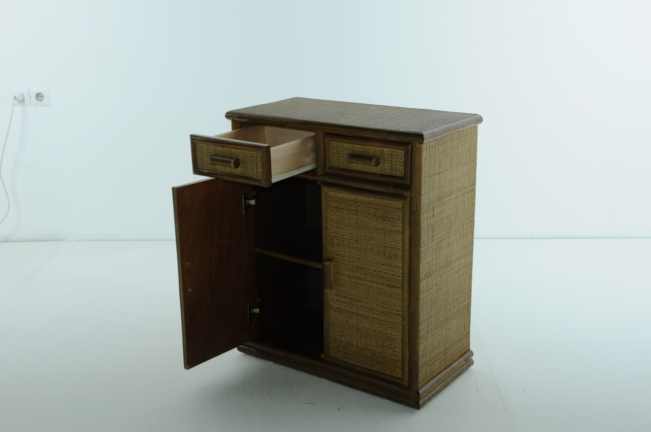 Комод из ротанга зеленый "Олива" 08/36 VINOTTI  00-3885299 Зеленый  - Вид №3