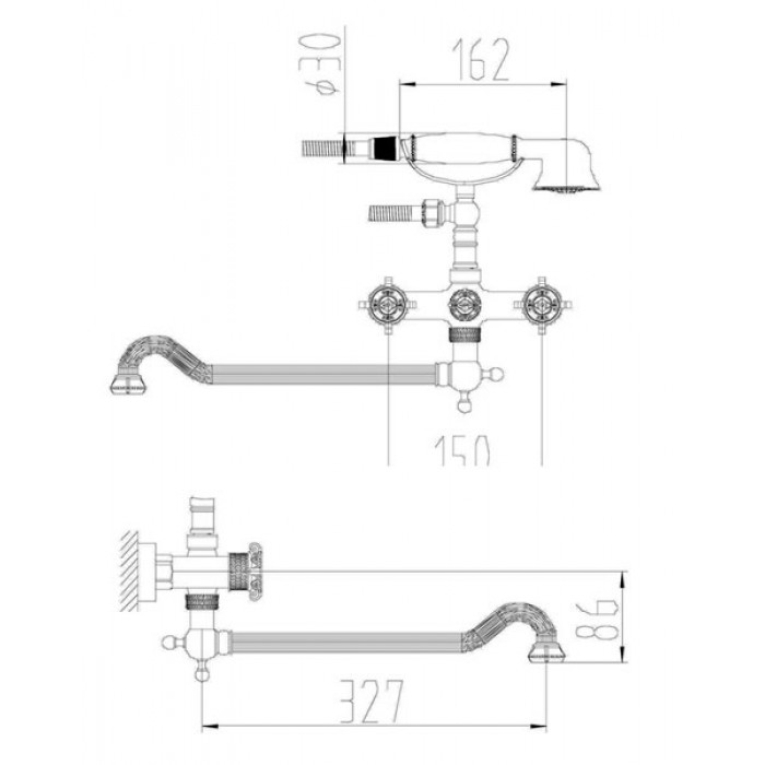 Zorg A 7001WDN-SL Смеситель для кухни Zorg  - Вид №2