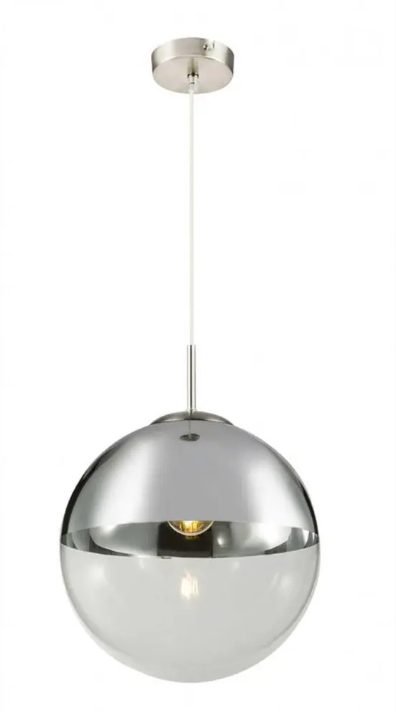 98253785 Светильник подвесной Toplight GLASS TL1203H-11CH 1 лампа цвет Хром серый STLM-0923451