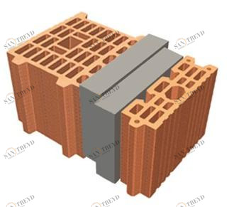 T2D Предварительно собранный антисейсмический несущий блок Tris® portante - masserano (bi) M710