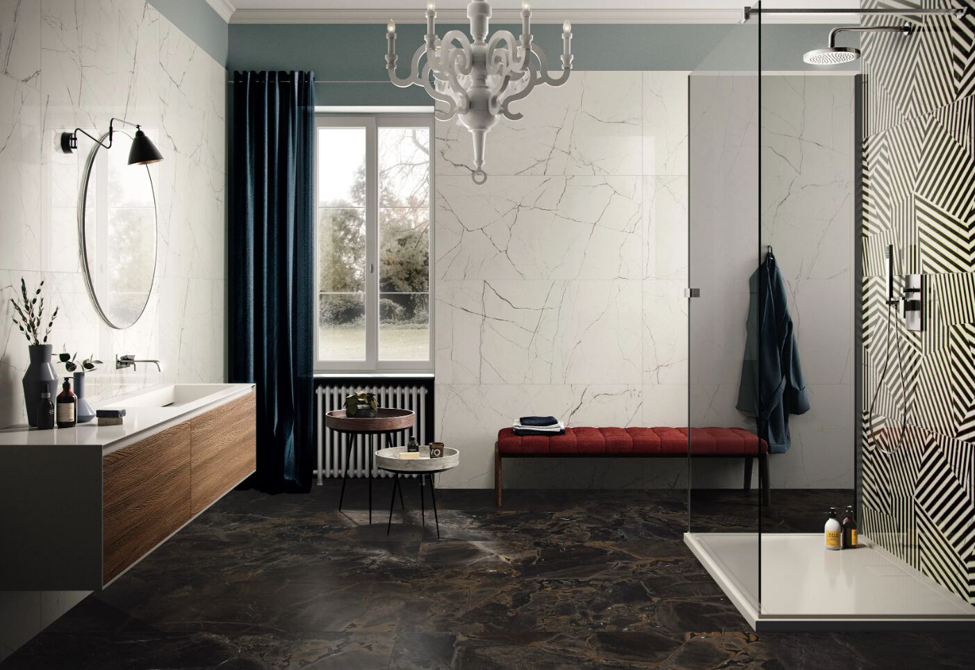 Пол / напольное покрытие из керамогранита с мраморным эффектом Imola THE ROOM ARCH-00073362 - Вид №45