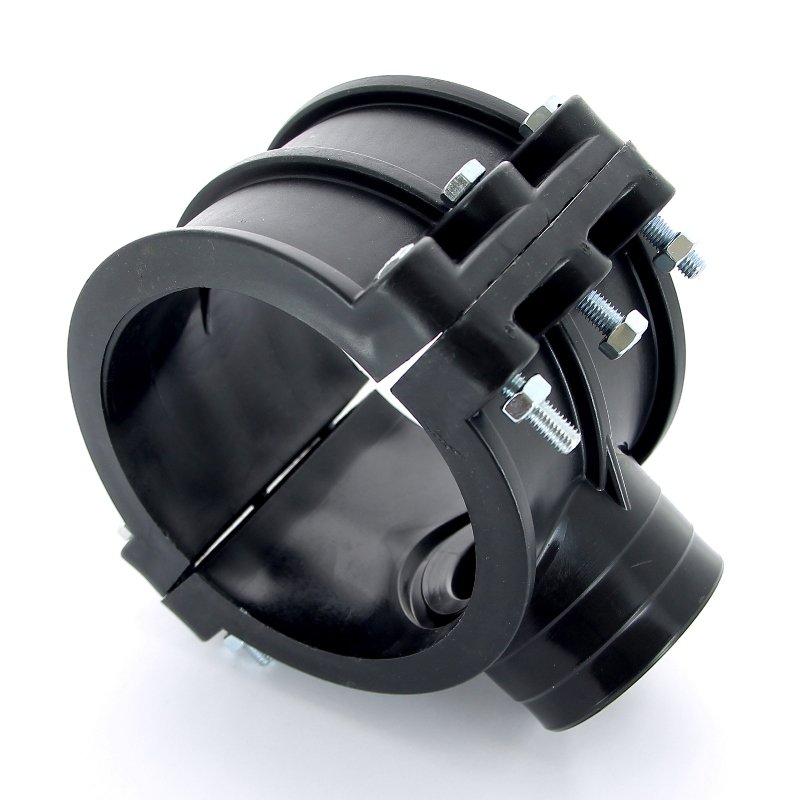 Врезка монтажная 110 x 1 1/2" ВР, 6 болтов, для труб ПНД UNIDELTA 1019110006 - Вид №1