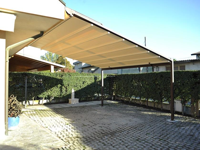 L'Officina by Adami Пергола с несъемным навесом с каналом для сбора воды sun-id-1483790 - Вид №1