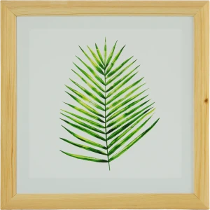 Постер в раме 40x40 см Лист пальмы 82206344 STLM-2087756