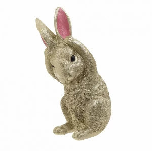 Статуэтка декоративная золотая "Кролик" Shahre Davaran TO4ROOMS ЖИВОТНЫЕ 00-3893690 Золото