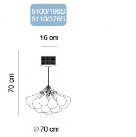 Alma light Светодиодный потолочный светильник Drop led 5110sled - Вид №4