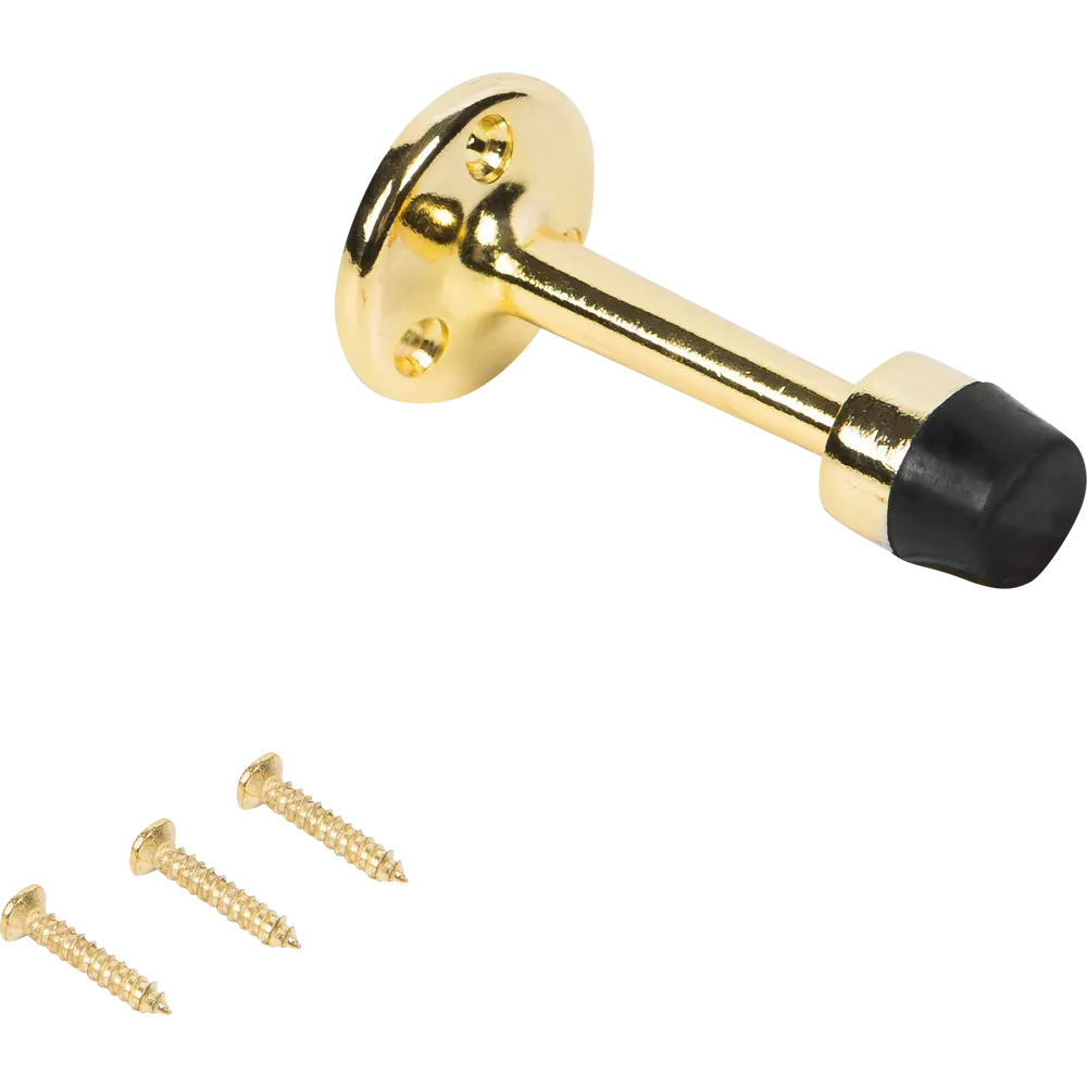 LARVIJ Дверной ограничитель золотистый с защитным колпачком 11886927 STLM-1335992 - Вид №1