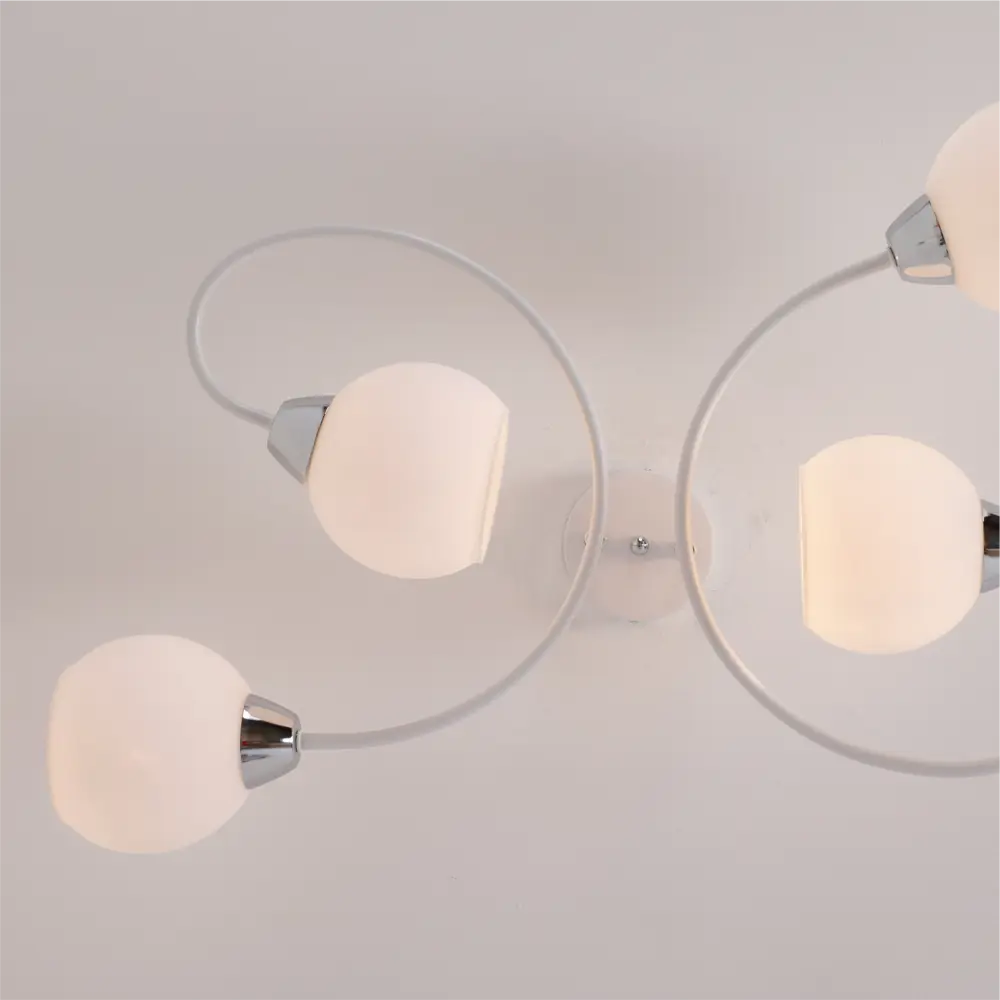 Люстра потолочная «Bitongo» 74523-4 4 лампы 12 м² цвет белый SCHAFFNER STLM-2117754 - Вид №5