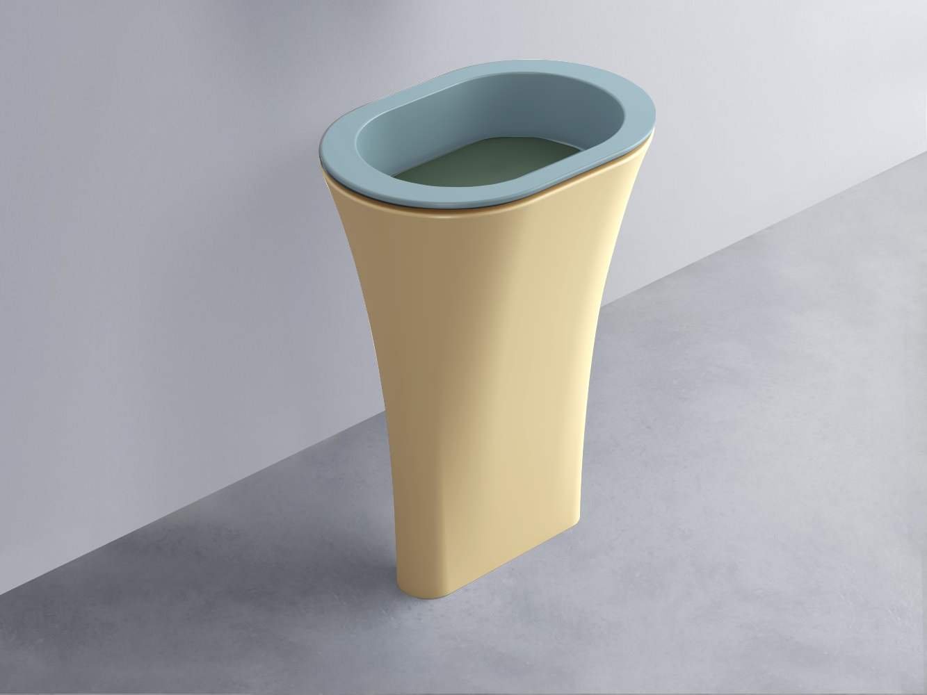 AMLA65-PL+AMPILO-MU+AMCOLO-CN Раковина Amedeo Ovale отдельностоящая cielo Enjoy + Amedeo Ceramica Cielo