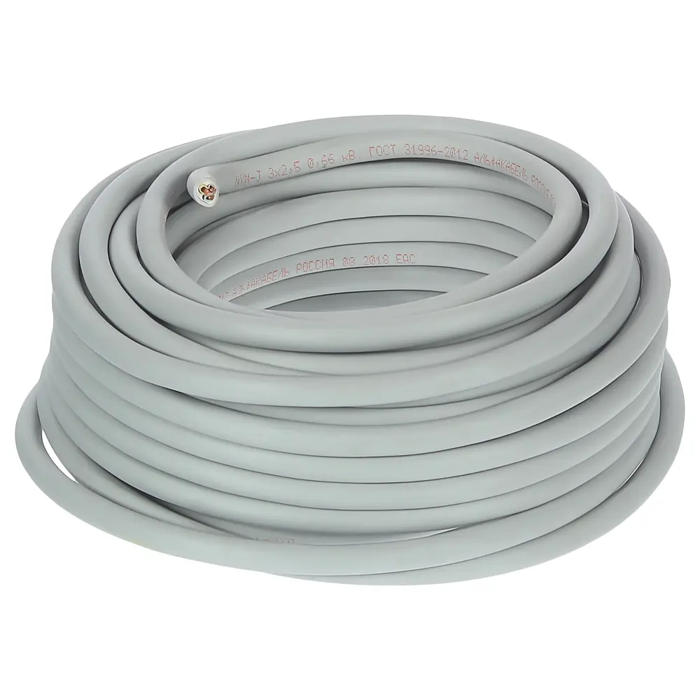 Кабель Electraline NYM 3х2.5, 5 м, ГОСТ STLM-2069930 - Вид №1