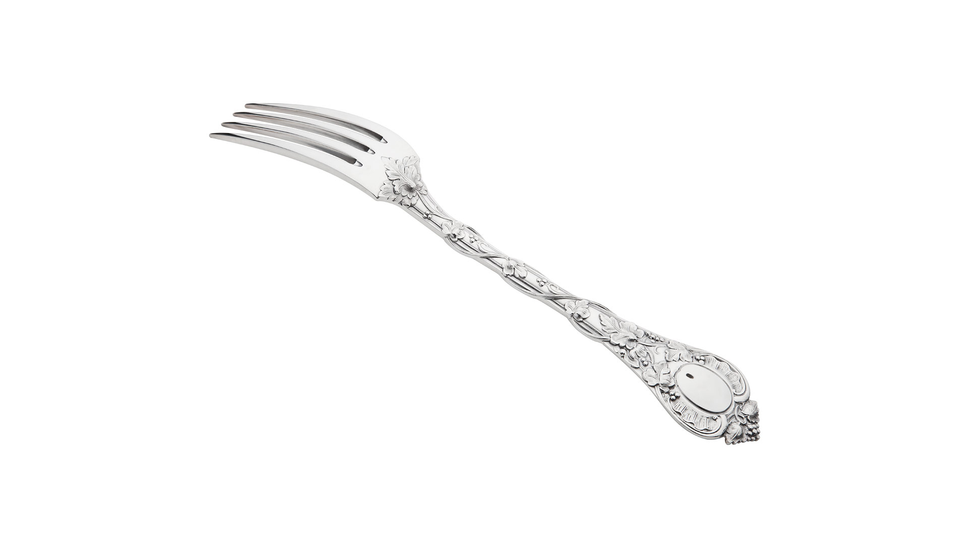 101871 Odiot Вилка столовая Odiot "Демидофф" 22,5см (серебро 925) Серебро 925  - Вид №1