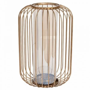 Ваза-подсвечник декоративная 21х35см золотистая от Garda Decor GARDA DECOR ДИЗАЙНЕРСКИЕ 266923 Золото