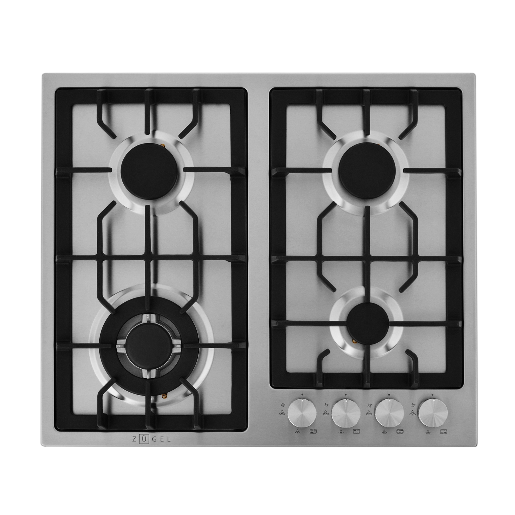 5361942 Газовая варочная поверхность ZUGEL ZGH601X STDN-0098263 - Вид №7