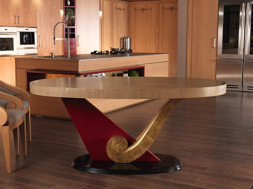 Martini Interiors Овальный обеденный стол из массива дерева sun-id-1405996 - Вид №2