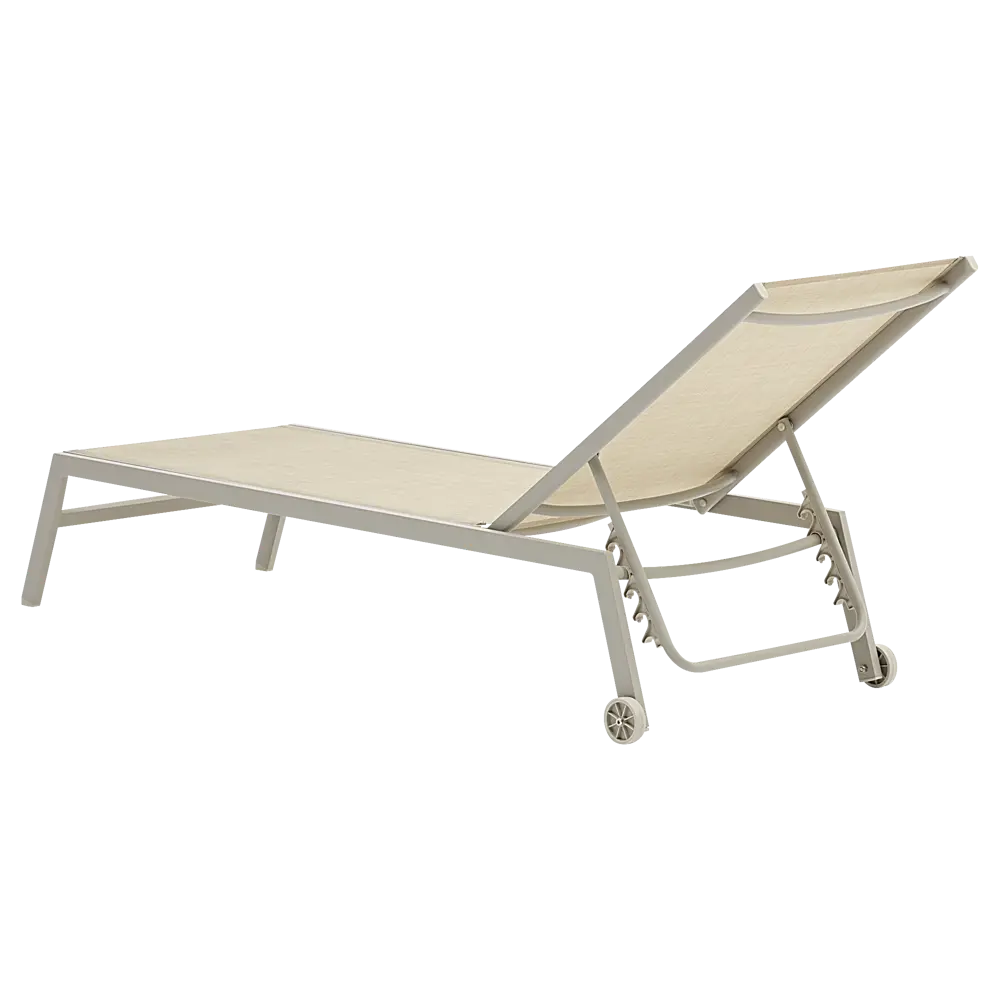 Шезлонг BEGINIA Lazo 200x68x31 см алюминий коричневый STLM-2128030 - Вид №9