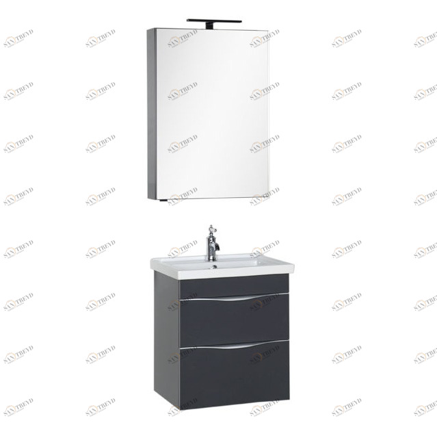 Комплект мебели Aquanet Эвора 60 серый антрацит 00184552