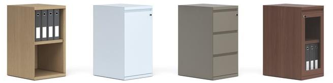 ESTEL GROUP Низкая лакированная тумба для офиса с распашными дверцами Deck sun-id-1484051 - Вид №2