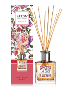 91252628 Ароматический диффузор HOME PERFUME STICKS GARDEN Rose Valley, 150 мл STLM-0522241 AREON
