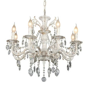 Подвесная люстра Omnilux OML-79003-08 OMNILUX ДИЗАЙНЕРСКИЕ 186224 Белый