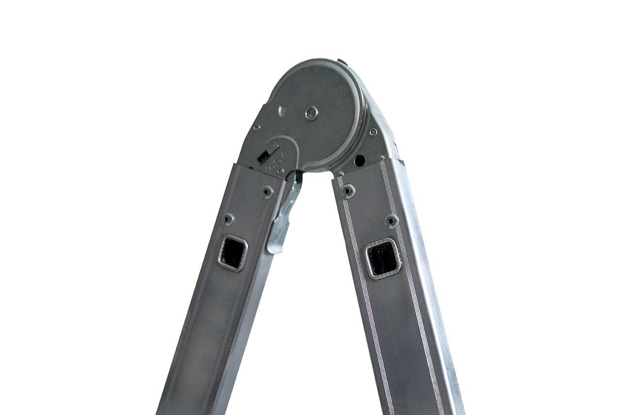 Лестница-трансформер, широкий, Профессиональная серия    4 секции по 4 ступени  4*4 ALUMET TW1 444 - Вид №5