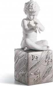 10669193 LLADRO Фигурка Lladro "Созидающий" 19х7см Фарфор