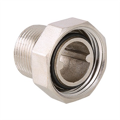 VTr.015.N.04 Фитинг резьбовой – полусгон с накидной гайкой Valtec 1/2" 