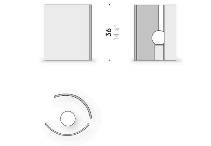 Алебастровая светодиодная настольная лампа DE PADOVA LINEA D’OMBRA ARCH-00140225