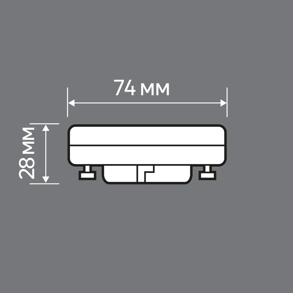 LEXMAN Светодиодная лампа GX53 11W матовая круглая 82991530 STLM-0038551 - Вид №6
