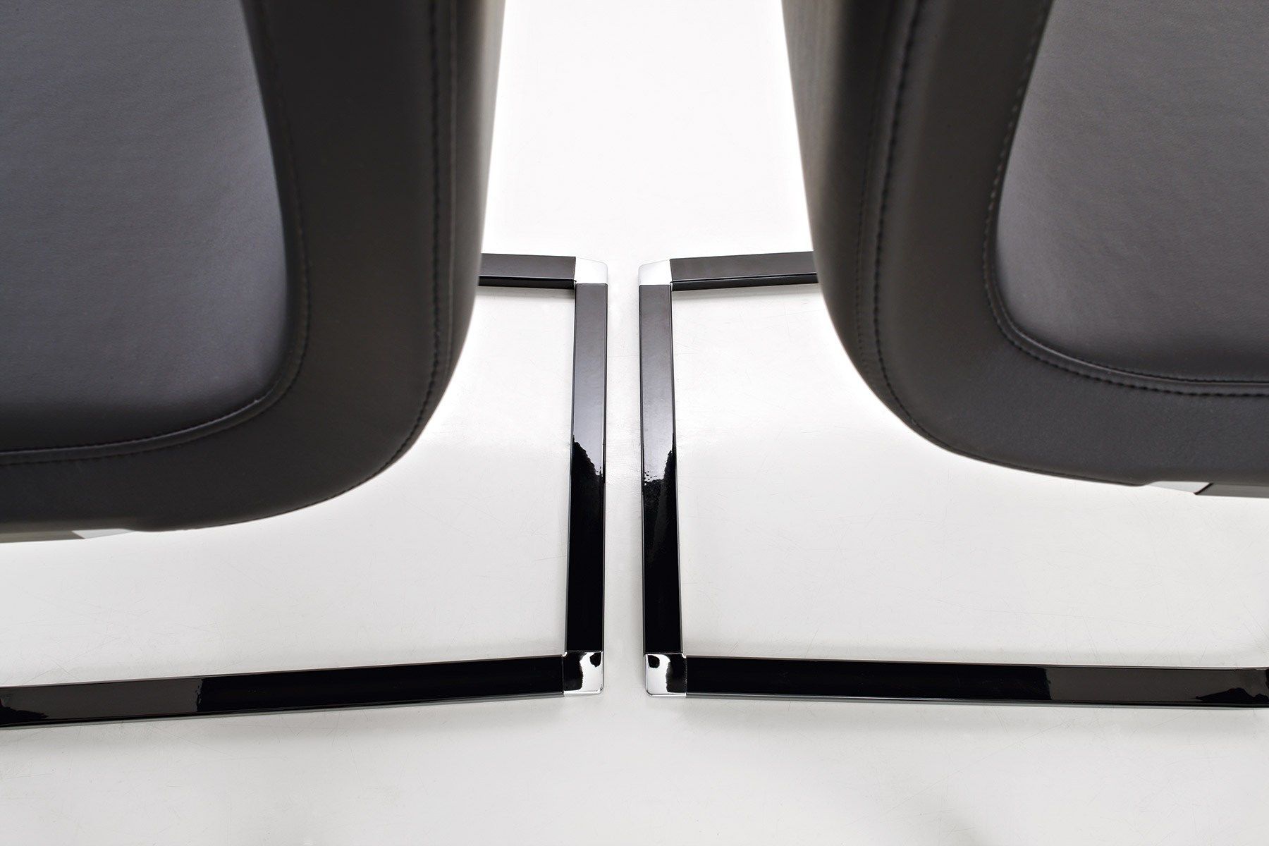 Мягкий консольный стул из искусственной кожи Pointhouse SCHWINGER ARCH-00056959 - Вид №2