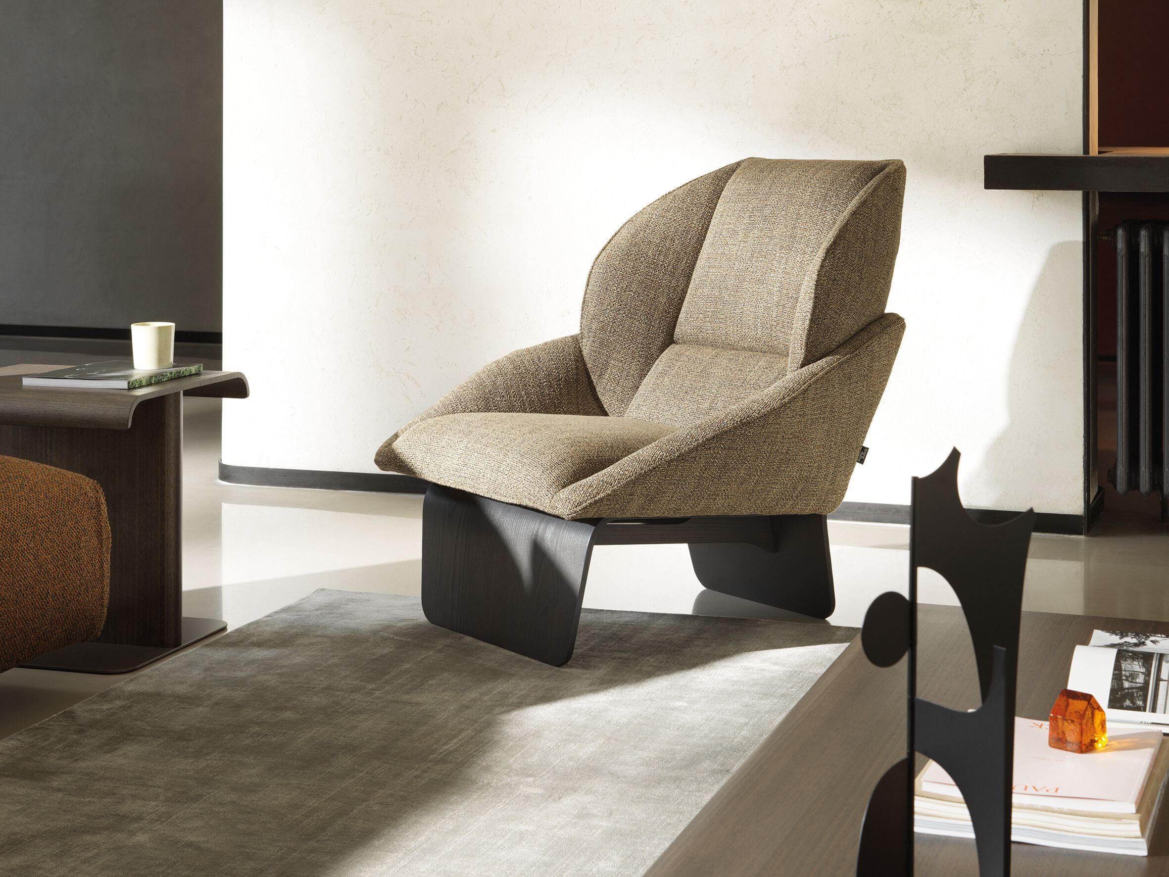 Тканевое кресло с подлокотниками Ditre Italia LOTO ARCH-00064451 - Вид №4