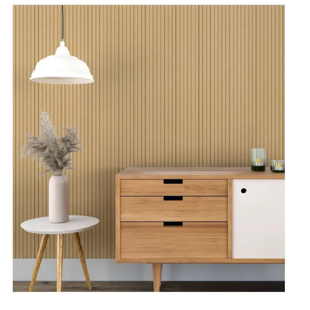 3D панель МДФ Stella Вэйв бежевая 2700x119x16 мм 89440490 STLM-1580408 - Вид №2