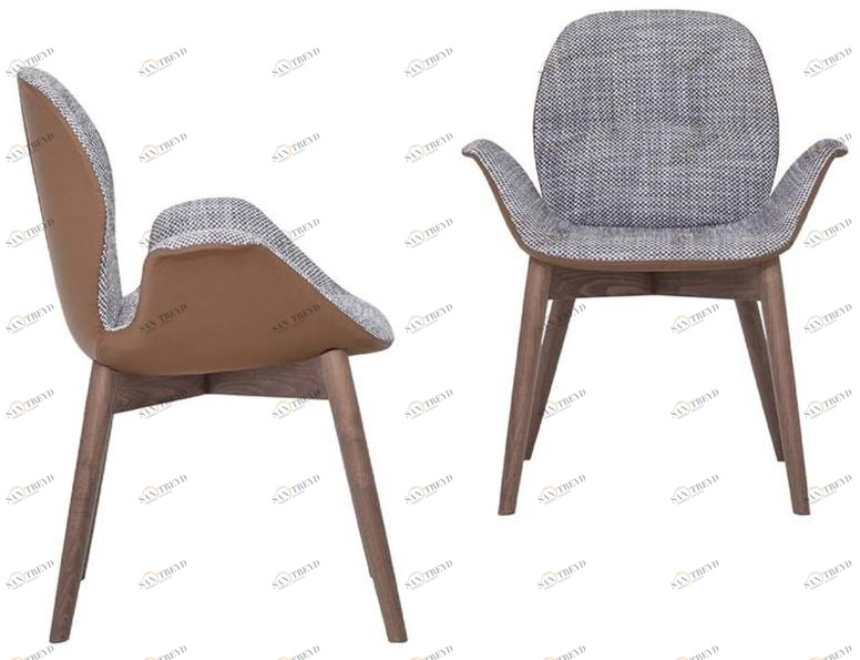 Tonin Casa Стул из ткани с подлокотниками Sorrento T7288