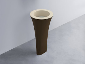 AMLA45-LN+AMPILT-PM+AMCOLT-CA Раковина Amedeo Tondo отдельностоящая cielo Enjoy + Amedeo