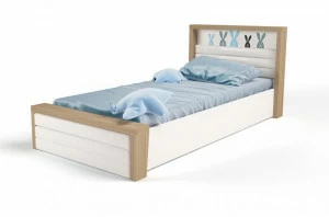 Кровать ABC-KING 160х90 №6MIX BUNNY №6 с под.мех и мяг.изнож