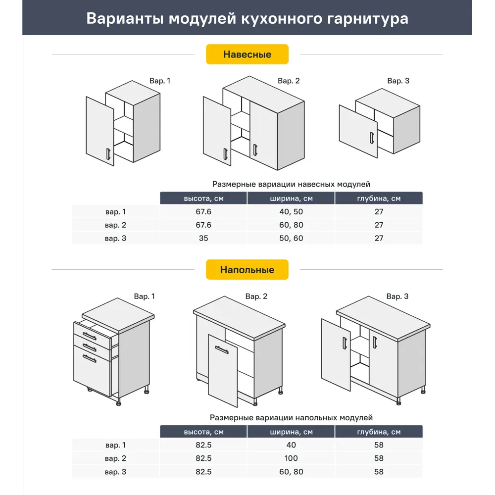 Навесной шкаф Орель 60x33.8x29 см ЛДСП цвет бежевый Santreyd STLM-2001247 - Вид №7