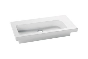 LI81 Подвесная раковина настенная прямоугольная Neroceramica  белая