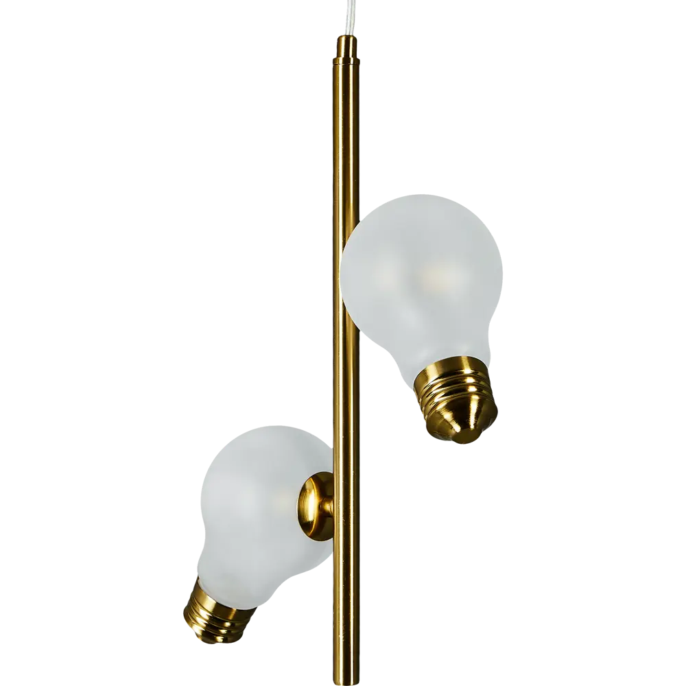 Freya Evidence — подвесной светильник с двумя стеклянными плафонами в латунном оформлении 89389959 STLM-1575951 - Вид №3