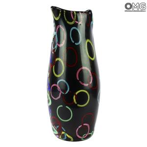 4741 ORIGINALMURANOGLASS Ваза Баттерфлай - Афро Челотто - муранское стекло OMG 10 см