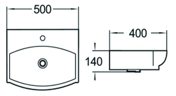 Раковина чаша SL-2024 SANTILINE  - Вид №1