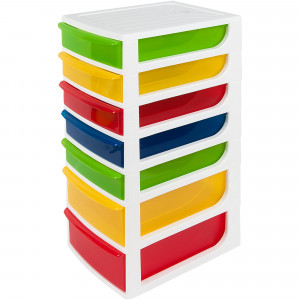 82630682 Органайзер для мелких игрушек А42 260х700х360 мм, 7 ящиков, пластик