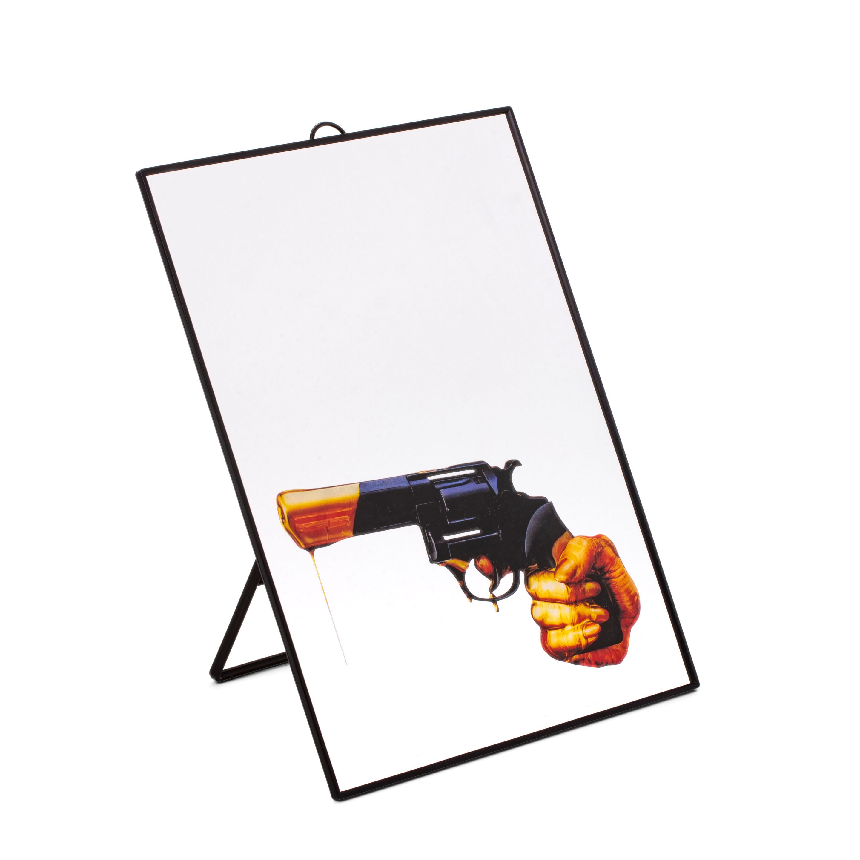 Настенное зеркало с пластиковой рамкой Seletti Seletti wears Toiletpaper ARCH-00072198 - Вид №1