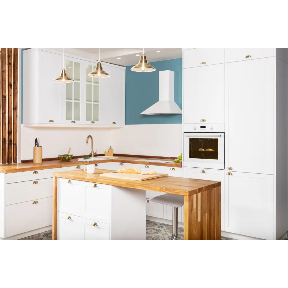 Фасад кухонный Delinia ID Ньюпорт белый матовый 32.9×102.1 см 82010392 STLM-0017283 - Вид №13