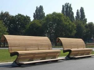 Metalco Деревянная скамейка со спинкой