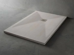 ARBLU Прямоугольный душевой поддон из pietrablu ™ Woody