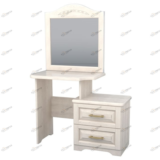 Трюмо с зеркалом и тумбой белый ясень "Эдем" DREAMLINE ЭДЕМ 176663 Белый 