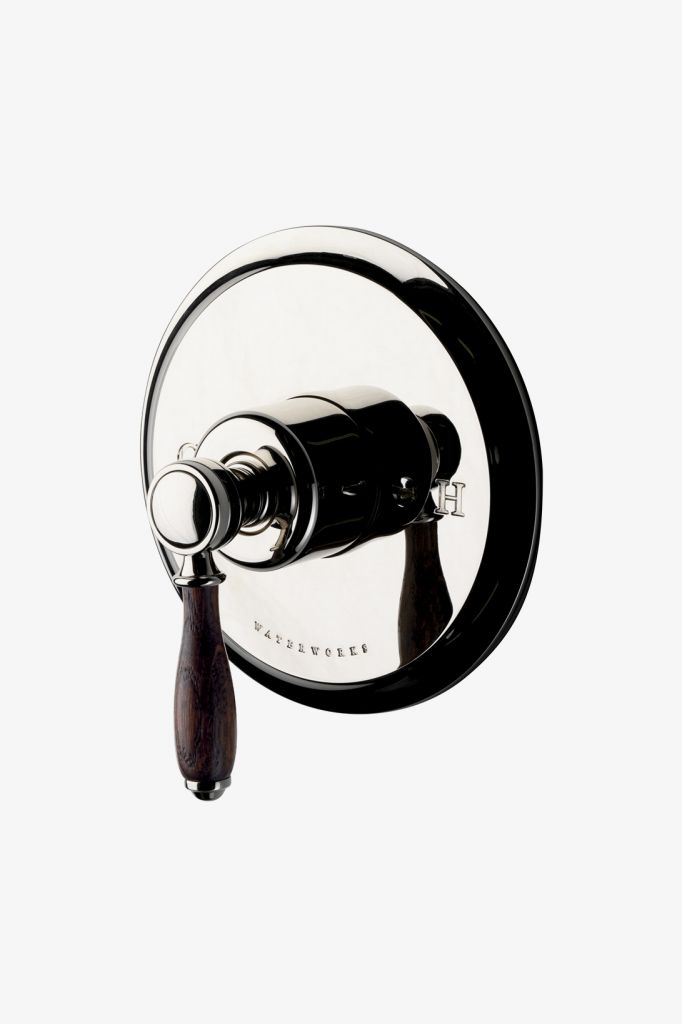 EAPB85 Отделка регулирующего клапана баланса давления Easton Classic с дубовой рукояткой Waterworks 