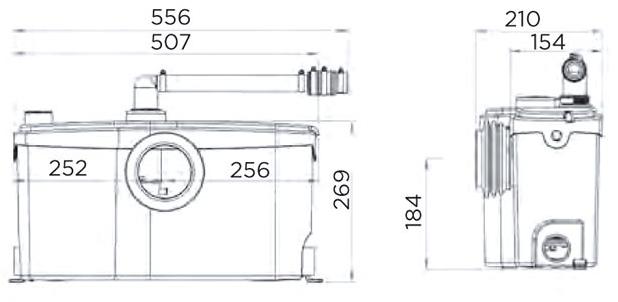 Sanitrit Измельчитель канализации  Sbpro  - Вид №2